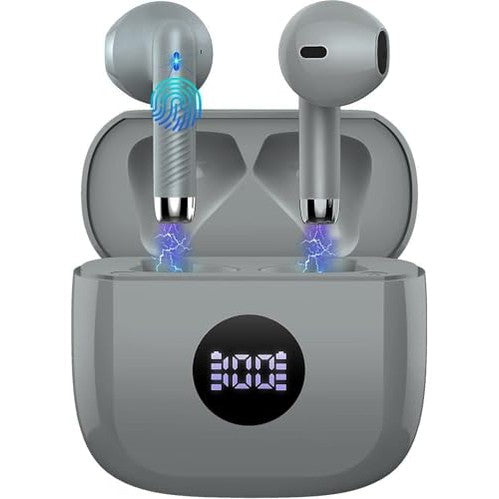 Jxrev Wireless Earbuds - Bluetooth 5.4, IP7 Waterproof, 40H Playtime