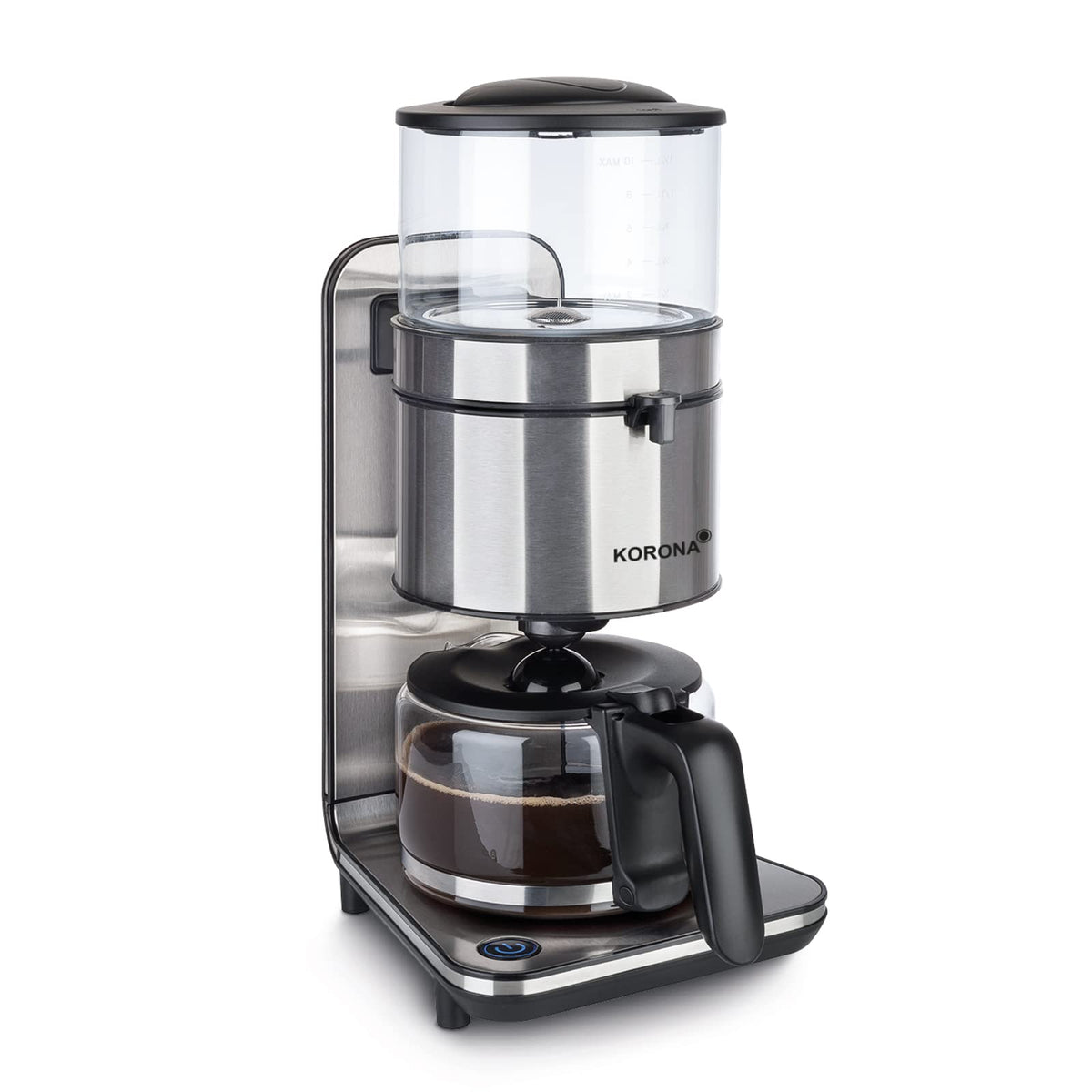 Korona 10295 Coffee Maker, Silver, 1.25 L
