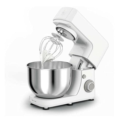 Tefal Masterchef Essential Food Processor, Pizza, Cake, Baking, 800 W, 4.8 L Capacity, Baking Kit, Mixing Hook, 6 Speeds and Pulse Setting, White, QB1501