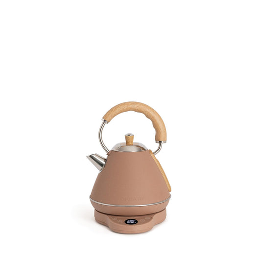 CREATE/KETTLE RETRO PRO/1L Electric Kettle with Temperature Control Mocha / Auto Off System, Quick Boil, Non-Slip Base, Transparent Panel, 1200W