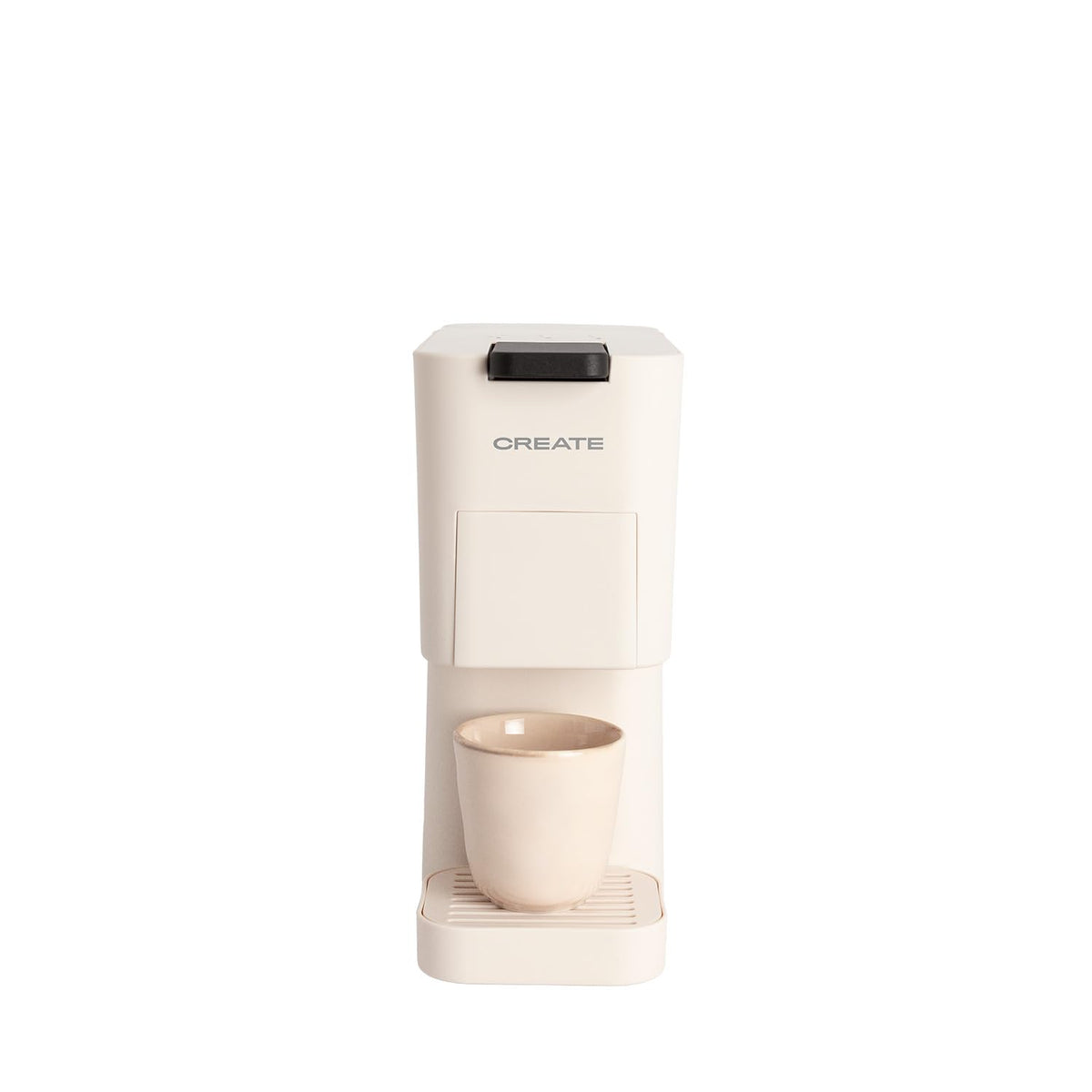 CREATE / THERA STUDIO/Express Multi-Capsule Coffee Machine and Off-White Ground Coffee/Touch Panel, 19 Bar, 3 Interchangeable Adapters, 1450 W