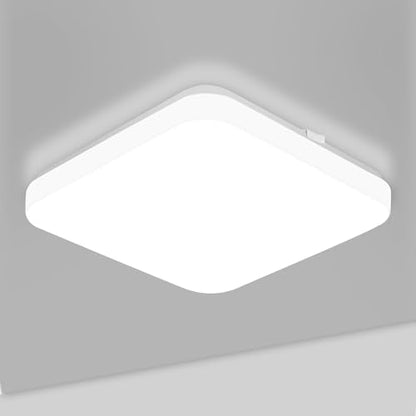 Lepro 24W Square LED Ceiling Light - Daylight White 5000K, IP44 Waterproof