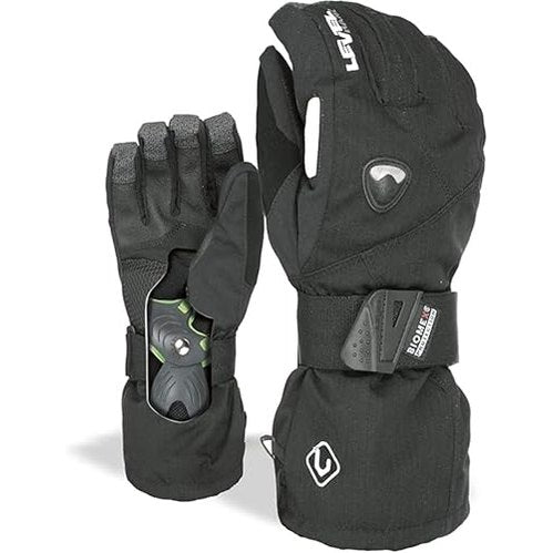 Shop Level Fly Snowboard Gloves with wrist guards for ultimate protection. Waterproof, breathable, and designed for safety on the slopes. Perfect for all snowboarders!