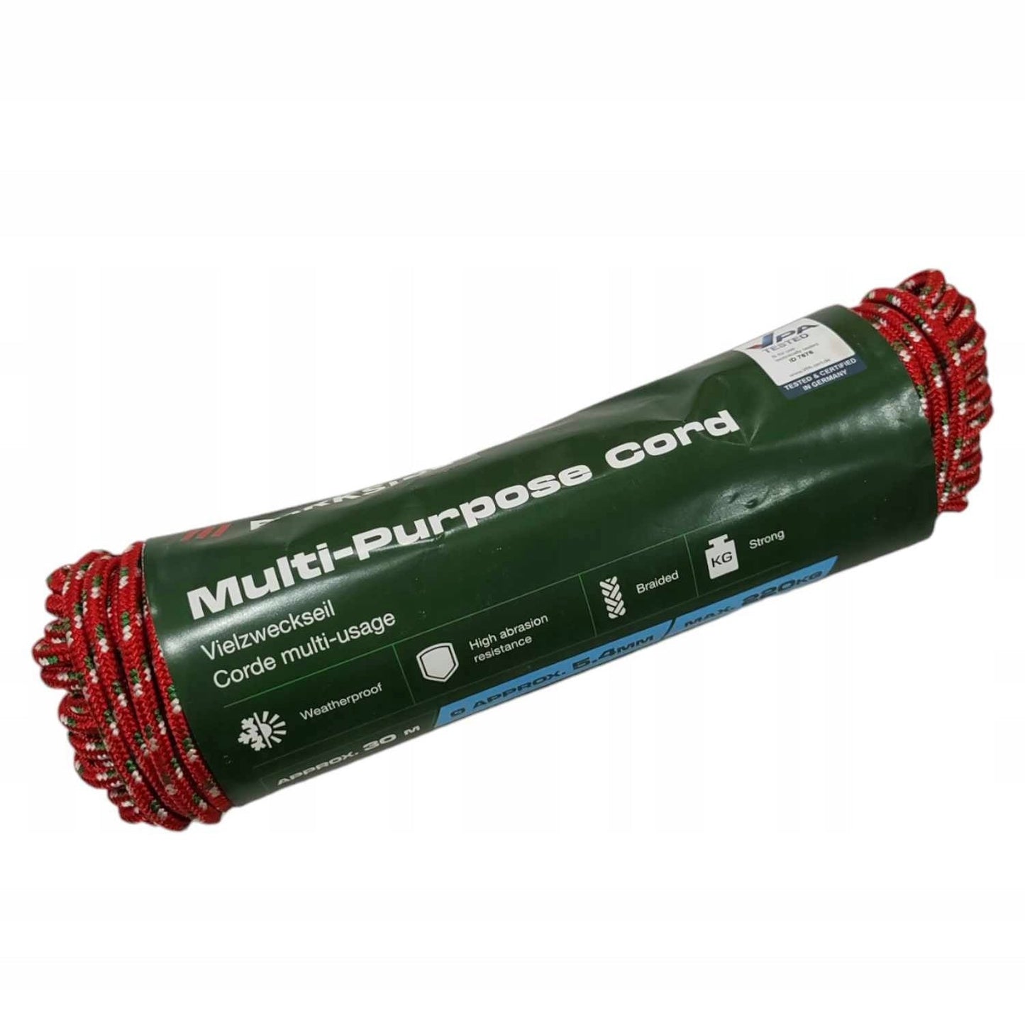 Waterproof, high strength, durable multi-purpose cord made of polypropylene