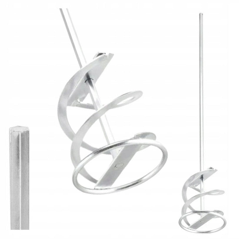 PARKSIDE Spiral Mixer with a 50cm length and 100mm diameter, designed for mixing paint, glue, and concrete.