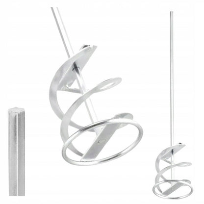 PARKSIDE Spiral Mixer with a 50cm length and 100mm diameter, designed for mixing paint, glue, and concrete.