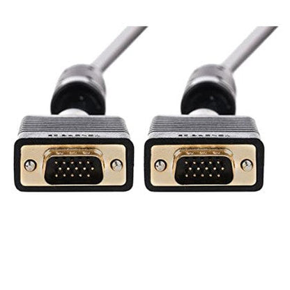 Monoprice - 1.5 M SVGA Super VGA Monitor Cable with Ferrites, Gold Plated, Double-Shielded