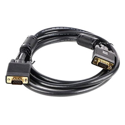Monoprice - 1.5 M SVGA Super VGA Monitor Cable with Ferrites, Gold Plated, Double-Shielded