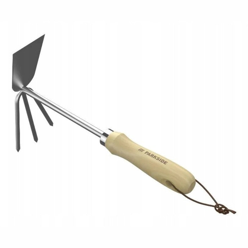 3-pronged handheld garden cultivator by Parkside, perfect for soil cultivation