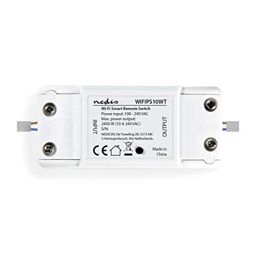 Nedis WiFi Switch 2500W - SmartLife & Voice Control Device