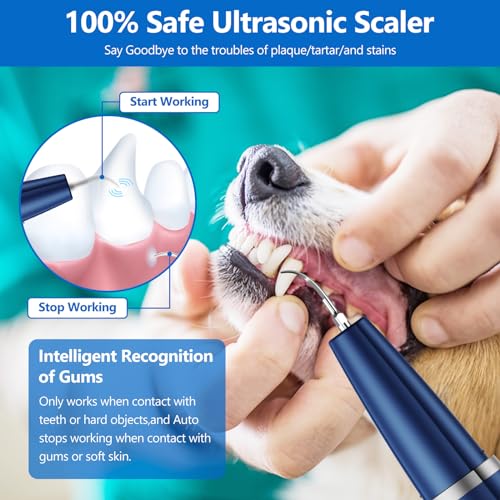 Ni-Shen - Dog Teeth Cleaning Kit, Tartar & Plaque Remover for Pets, Easy to Use