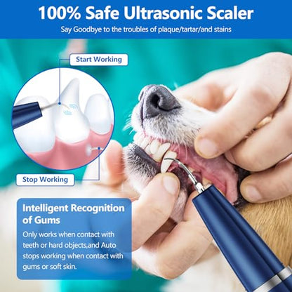 Ni-Shen - Dog Teeth Cleaning Kit, Tartar & Plaque Remover for Pets, Easy to Use
