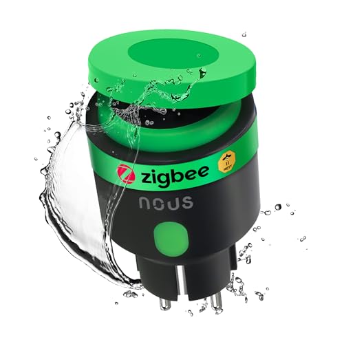 NOUS Zigbee IP44 Smart Outdoor Socket for Alexa and Google Home