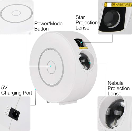 Nunet - Smart Galaxy Projector with App Control, Alexa & Google Home Compatible