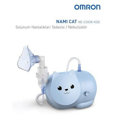 Omron - NAMI Cat NE-C303K-KDE Nebulizer for Children, Quiet Operation, Easy to Use, Fun Design