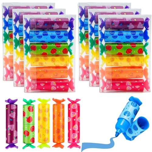 Shop the Omzsxk Mini Highlighter Set, featuring 36 vibrant candy colors. Perfect for kids' parties, school projects, and creative fun. Ideal for birthday cards and art!