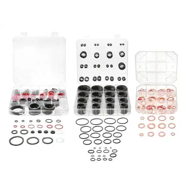 PARKSIDE Seal Assortment Kit with a variety of rubber O-rings, washers, and seals organized in practical cases
