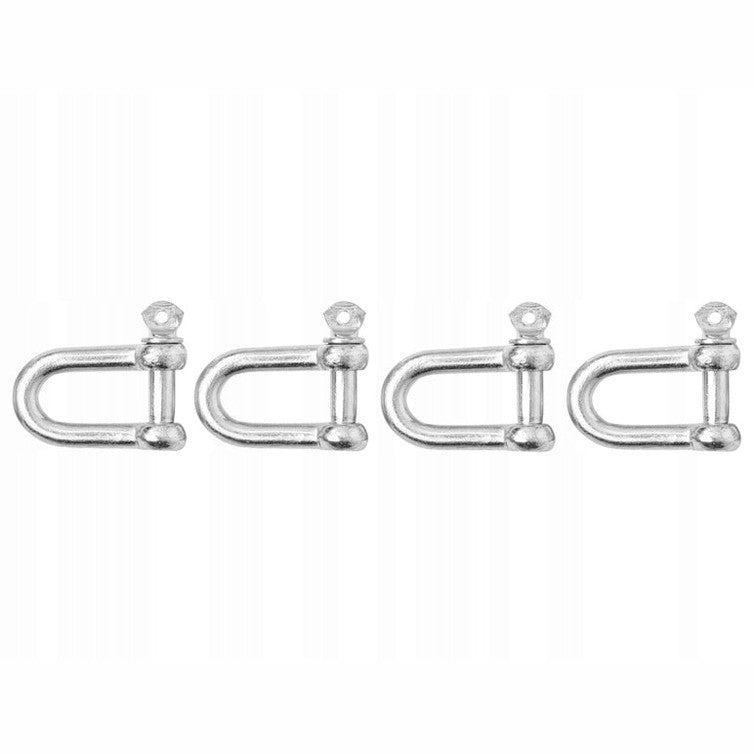 Stainless steel D-shaped shackle with bolted pin from PARKSIDE