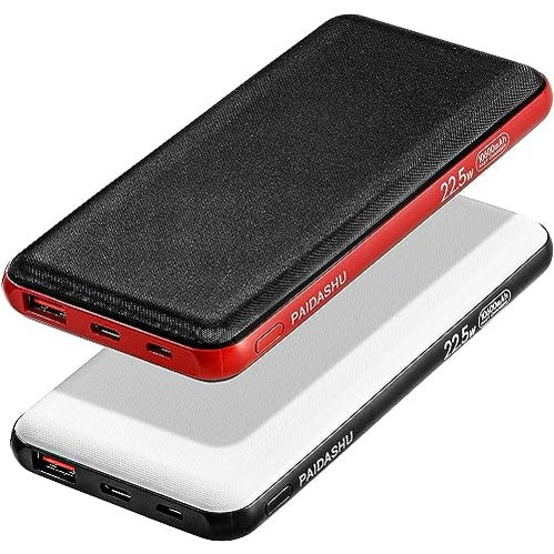 Power Bank Pack of 2 by Paidashu - 10600 mAh, Fast Charging, USB-C