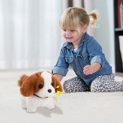 Petsi - Interactive Electronic Plush Dog Toy with Shaking Feature, Calming Sleep Aid for Puppies