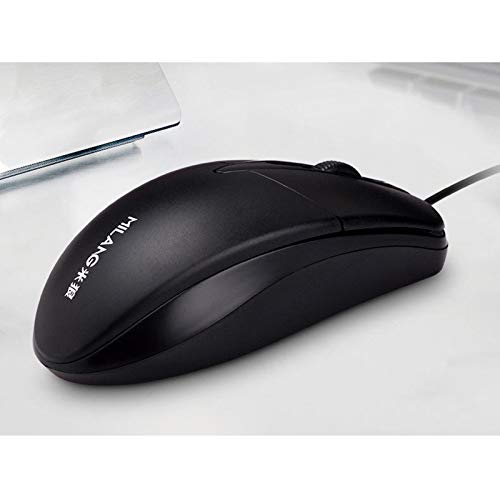 Prettyia - Ergonomic USB Wired Mouse with 1000 DPI Precision for Gaming