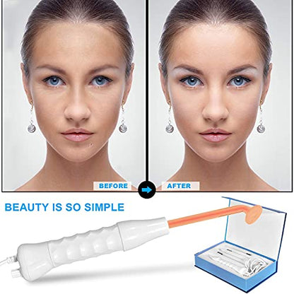 Reliefto - Portable High Frequency Facial Wand for Acne, Wrinkles & Dark Circles