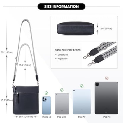 Roulens - Vegan Soft Leather Crossbody Bag with Adjustable Strap & Stylish Design