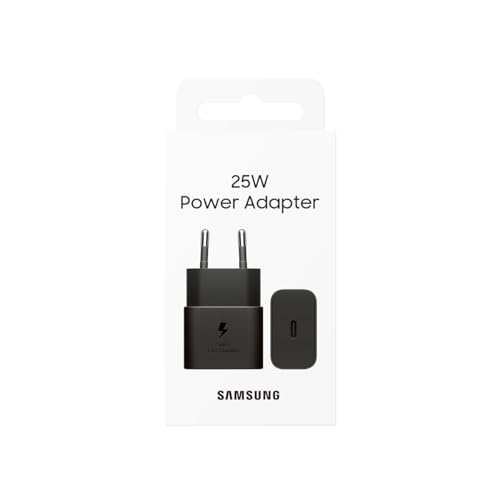 Samsung - 25W USB-C GaN Charger, Black, Original with 3-Year Warranty