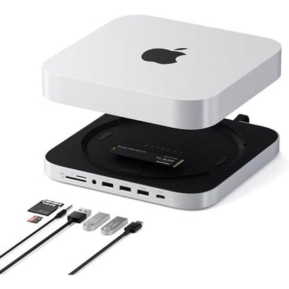 Satechi Mac Mini Hub & Stand with NVME/SATA SSD Enclosure