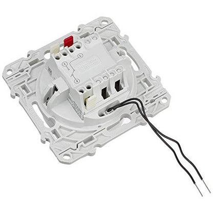 Schneider Electric - 230V Toggle Switch with LED, 2300W, White, SC5S52A263