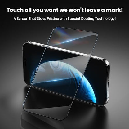 Sovarcate - iPhone 15 Plus Screen Protector 3-Pack & Camera Lens Protector, HD Clarity, 9H Hardness