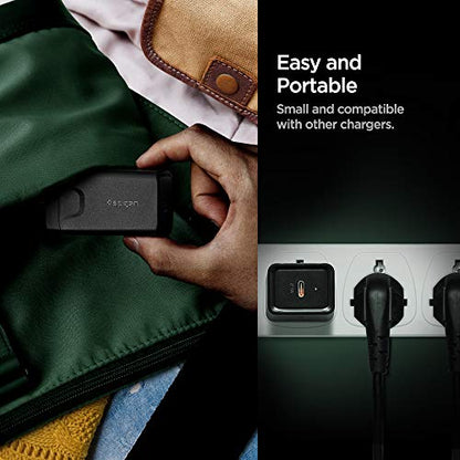 Spigen - 27W PD USB C Charger for Fast Charging, Compatible with iPhone & Galaxy