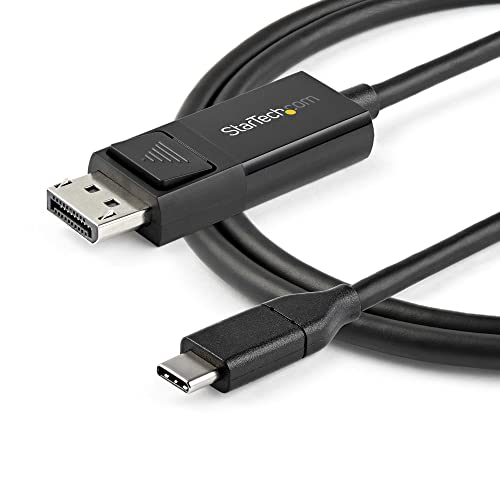 StarTech - 2M USB-C to DP1.2 Bi-Directional Cable, 4K 60Hz, 21.6Gbps