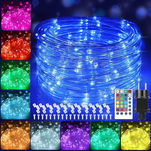 Starryever Colourful LED Copper Wire Fairy Lights, 16 Colours