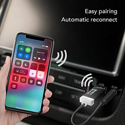 TUNAI - LDAC Bluetooth Receiver with USB DAC, 3.5mm AUX, Hi-Res Streaming
