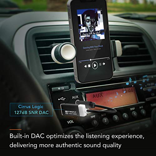 TUNAI - LDAC Bluetooth Receiver with USB DAC, 3.5mm AUX, Hi-Res Streaming