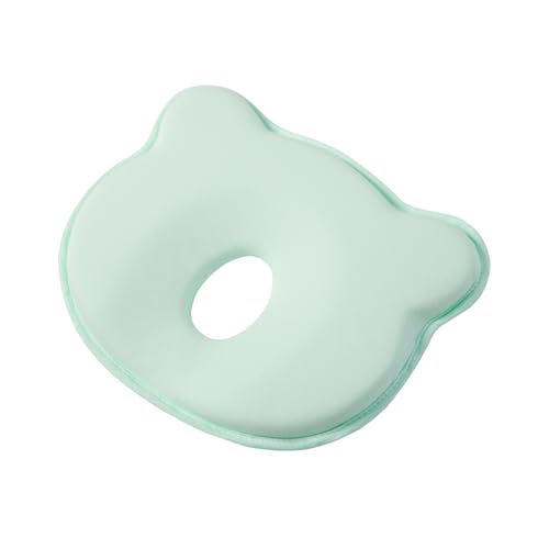 Shop TinyTotsJoy's Memory Foam Baby Pillow, featuring a portable cartoon bear design. Perfect for infants, this breathable bedding ensures comfort for boys and girls.