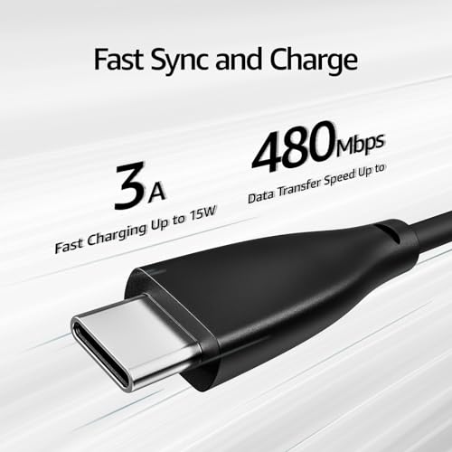 Tozo - USB-C to USB-A Charging Cable, 480Mbps Speed, Fast Charging, 1M Durable Weave