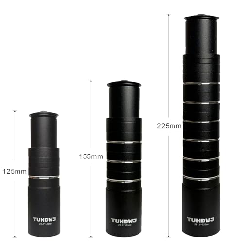 Tuhdwj - Aluminum Alloy Bike Stem Riser, 1-1/8" Extender with Hex Wrench