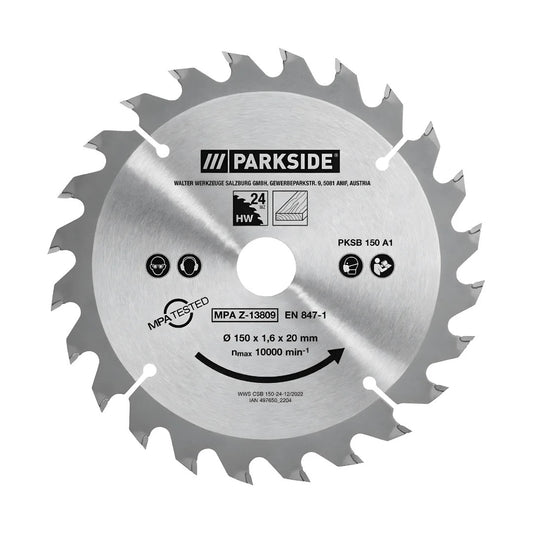 PARKSIDE® 150mm Circular Saw Blade with 24 Teeth