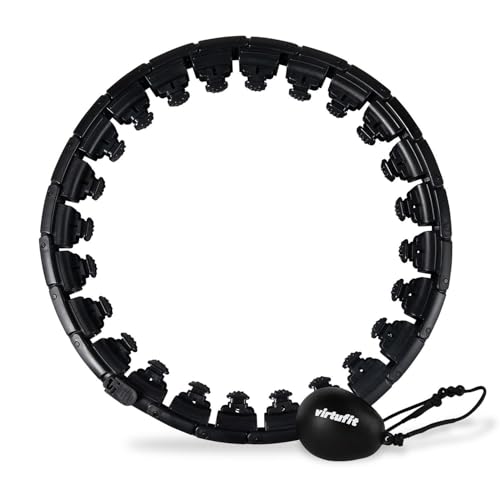VirtuFit Weighted Massage Hula Hoop - 1.4 kg, 80-132 cm