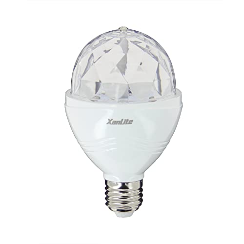 Xanlite A60 Rotating Disco LED Bulb - RGB Multicolor E27