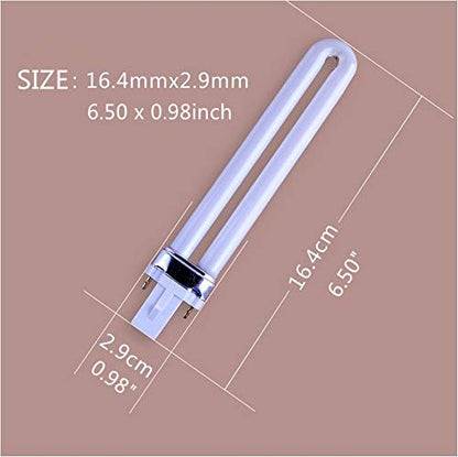 Xichen - 4 PCS 9W UV 365nm Replacement Bulbs for Nail Art Dryers, LED