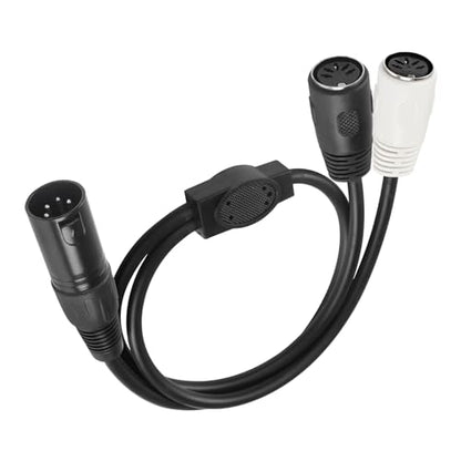 Xmsjsiy MIDI 5 Pin DIN to XLR Splitter Y Adapter Cable for keyboards