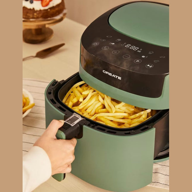 Create - Large Pro AirFryer - 6.2l Oil-free Fryer / 1800 W /sage