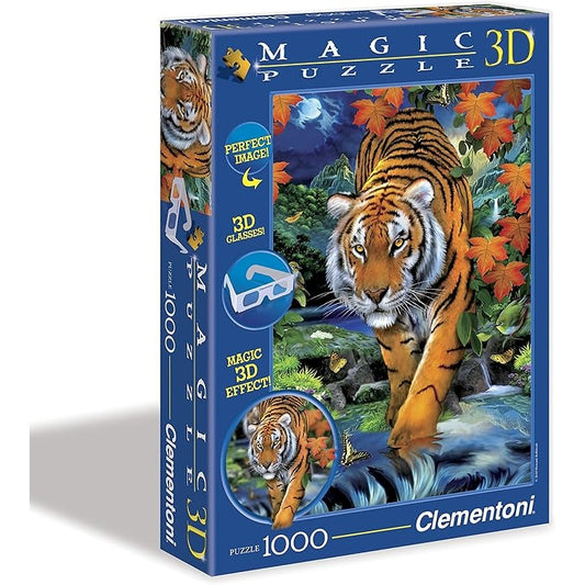 Clementoni - On the Prowl 1000 Piece Magic 3D Jigsaw Puzzle