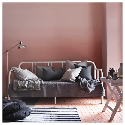 FYRESDAL White divan frameTwin size