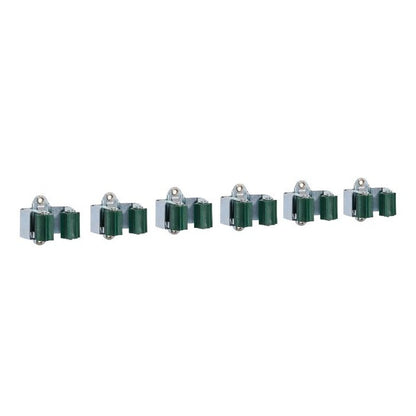 Metal wall-mounted garden tool holder by PARKSIDE, designed to hold shovels and rakes