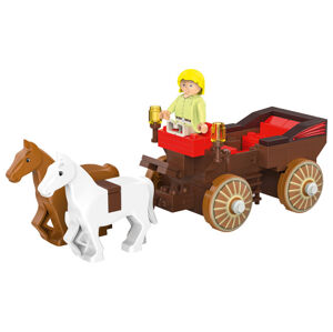 Playtive - Clippys Construction Set S (Carriage) – 122 Pieces
