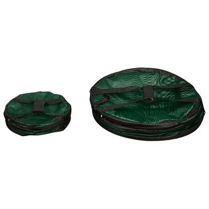 PARKSIDE Collapsible Garden Waste Bags in green color, featuring two sizes and handles